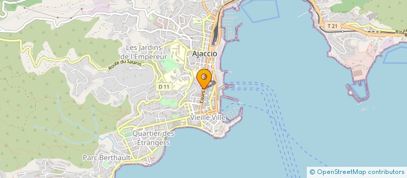 localisation de l'entreprise MONSIEUR MATTHIEU POMELLA à AJACCIO