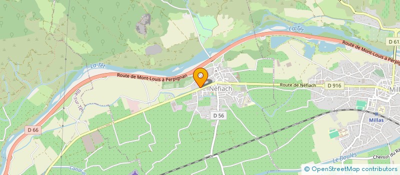 localisation de l'entreprise MONSIEUR MATTHIEU PORTA  NEFIACH