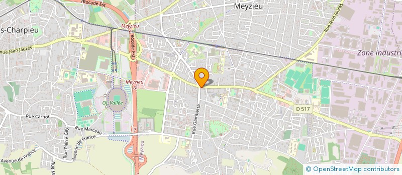 localisation de l'entreprise MONSIEUR MATTHIEU PORTIER à MEYZIEU