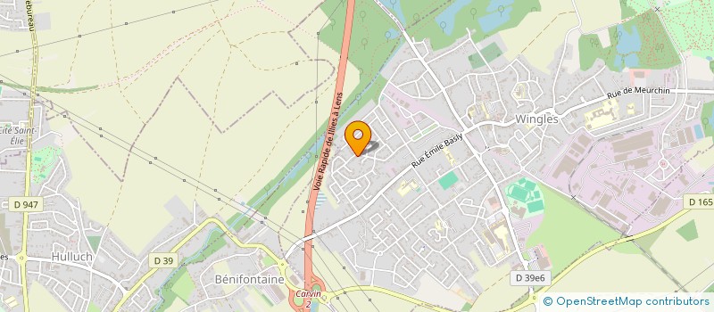 localisation de l'entreprise MONSIEUR MATTHIEU POTIE  WINGLES