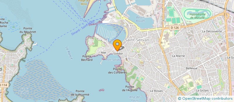 localisation de l'entreprise MONSIEUR MATTHIEU POTIN  SAINT-MALO