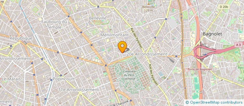 localisation de l'entreprise MONSIEUR MATTHIEU POULAIN  PARIS