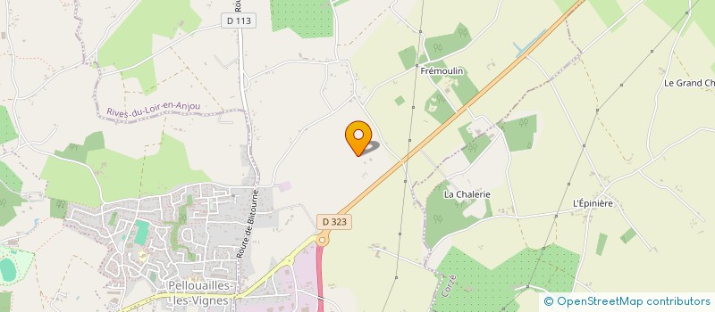 localisation de l'entreprise MONSIEUR MATTHIEU POUPART-LAFARGE  RIVES-DU-LOIR-EN-ANJOU