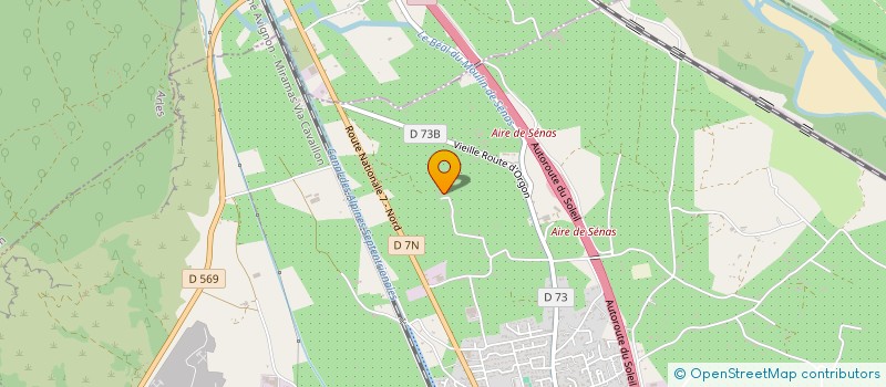 localisation de l'entreprise MONSIEUR MATTHIEU POURCEL  SENAS