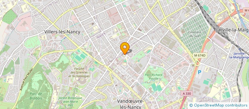 localisation de l'entreprise MONSIEUR MATTHIEU POURQUET  VANDUVRE-LES-NANCY