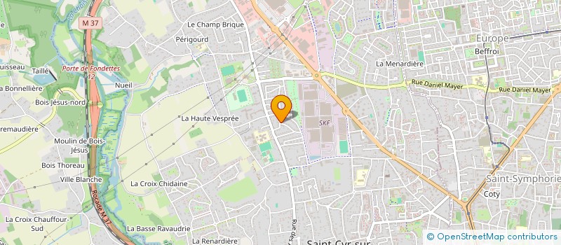 localisation de l'entreprise MONSIEUR MATTHIEU PRANAL à SAINT-CYR-SUR-LOIRE