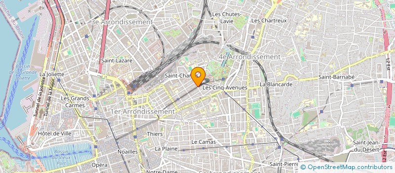 localisation de l'entreprise MONSIEUR MATTHIEU PREVOST à MARSEILLE