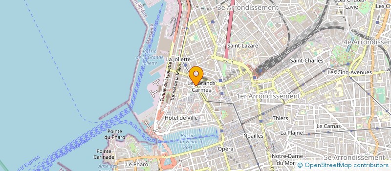 localisation de l'entreprise MONSIEUR MATTHIEU PRIGENT à MARSEILLE