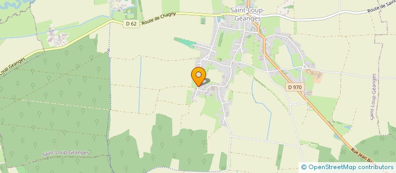 localisation de l'entreprise MONSIEUR MATTHIEU PRUDHON  SAINT-LOUP-GEANGES