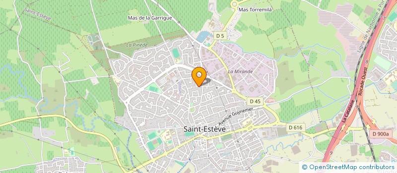 localisation de l'entreprise MONSIEUR MATTHIEU PY à SAINT-ESTEVE