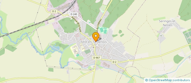 localisation de l'entreprise MONSIEUR MATTHIEU QUATANENS  FERE-EN-TARDENOIS