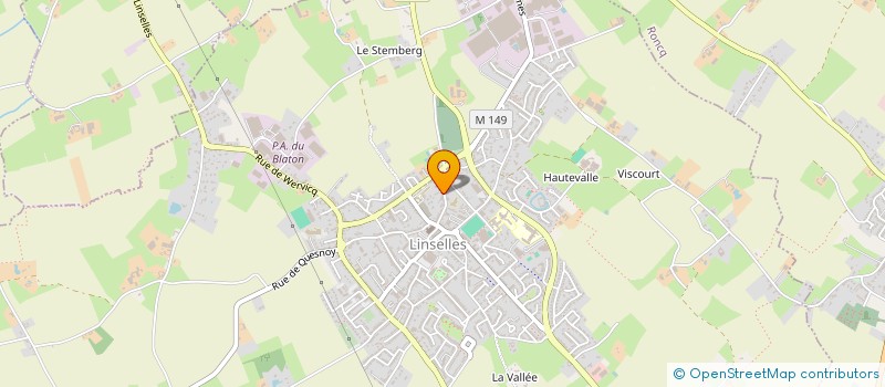 localisation de l'entreprise MONSIEUR MATTHIEU QUINART à LINSELLES