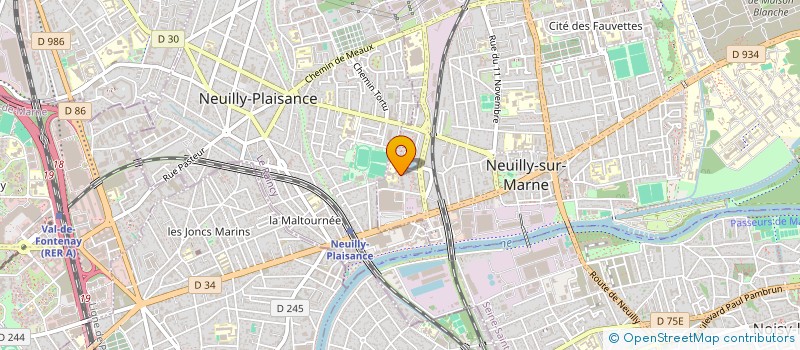 localisation de l'entreprise MONSIEUR MATTHIEU RABASSA à NEUILLY-SUR-MARNE