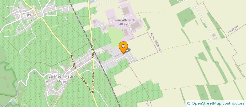 localisation de l'entreprise MONSIEUR MATTHIEU RABATE  LE MESNIL-SUR-OGER