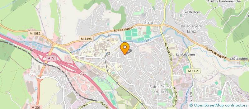 localisation de l'entreprise MONSIEUR MATTHIEU RABBE  SAINT-PRIEST-EN-JAREZ