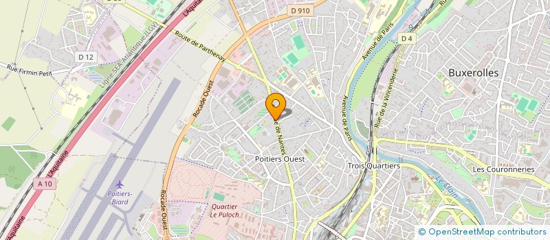 localisation de l'entreprise MONSIEUR MATTHIEU RABILLER  POITIERS