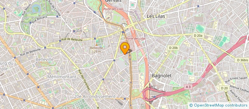 localisation de l'entreprise MONSIEUR MATTHIEU RACE  PARIS