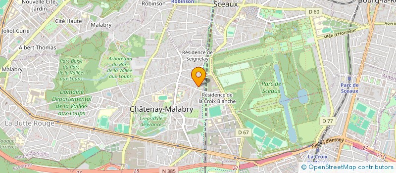 localisation de l'entreprise MONSIEUR MATTHIEU RAFOWICZ  CHATENAY-MALABRY