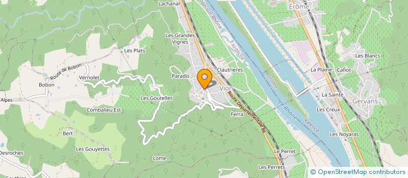 localisation de l'entreprise MONSIEUR MATTHIEU RASCLE  VION