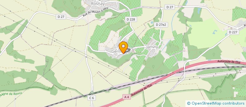 localisation de l'entreprise MONSIEUR MATTHIEU RASSELET  GERMIGNY