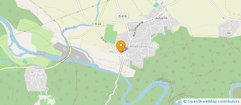 localisation de l'entreprise MONSIEUR MATTHIEU REBUFFAT  SAINTE-ANASTASIE