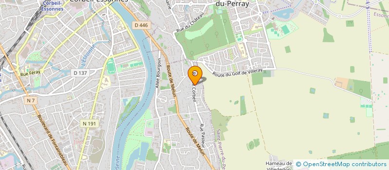 localisation de l'entreprise MONSIEUR MATTHIEU REINETTE à SAINTRY-SUR-SEINE