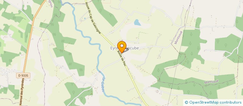 localisation de l'entreprise MONSIEUR MATTHIEU RENE-BAZIN  EYRES-MONCUBE