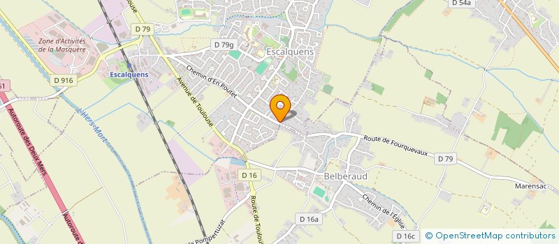 localisation de l'entreprise MONSIEUR MATTHIEU RENTZ  ESCALQUENS