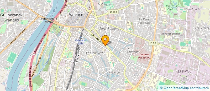 localisation de l'entreprise MONSIEUR MATTHIEU REPPELIN à VALENCE