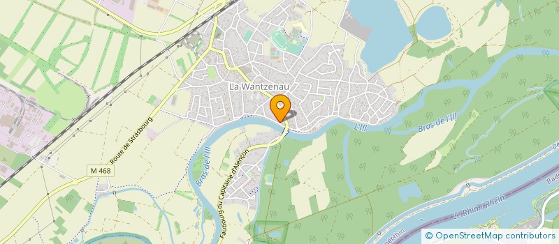 localisation de l'entreprise MONSIEUR MATTHIEU REPPERT  LA WANTZENAU