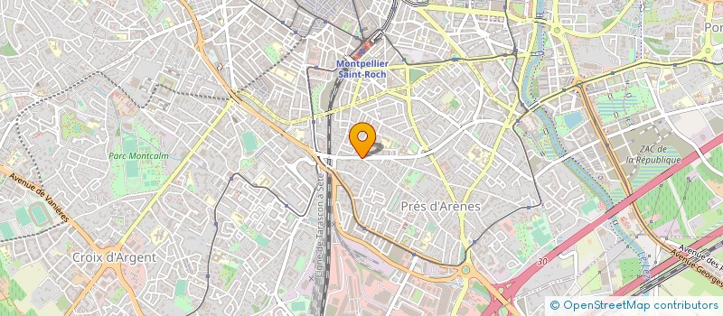 localisation de l'entreprise MONSIEUR MATTHIEU REQUENNA à MONTPELLIER