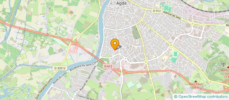 localisation de l'entreprise MONSIEUR MATTHIEU REVEL à AGDE
