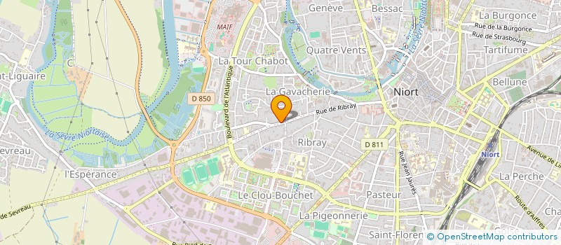 localisation de l'entreprise MONSIEUR MATTHIEU REY à NIORT