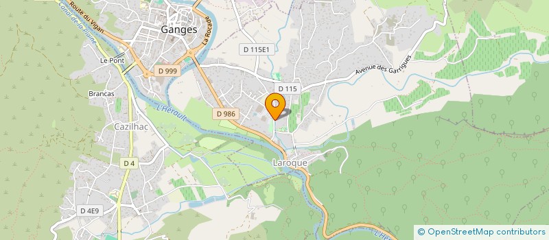 localisation de l'entreprise MONSIEUR MATTHIEU REYTET  LAROQUE