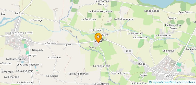 localisation de l'entreprise MONSIEUR MATTHIEU RIAUX  GOSNE