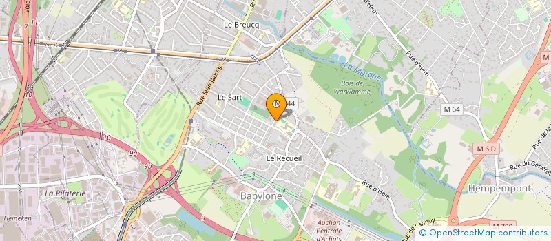 localisation de l'entreprise MONSIEUR MATTHIEU RIBAULT à VILLENEUVE-D'ASCQ