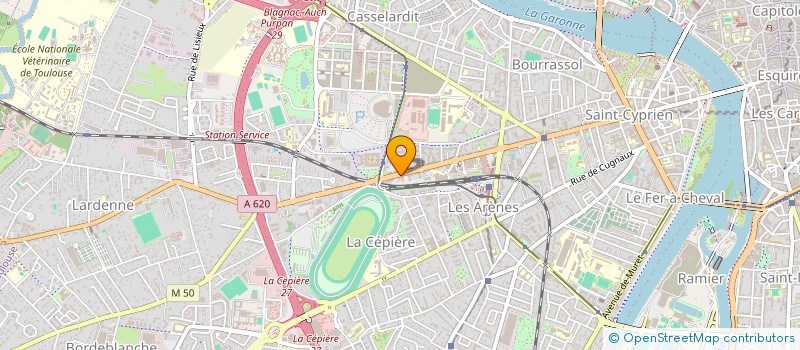 localisation de l'entreprise MONSIEUR MATTHIEU RICAUD à TOULOUSE