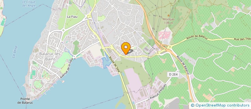 localisation de l'entreprise MONSIEUR MATTHIEU RIDET  BALARUC-LES-BAINS