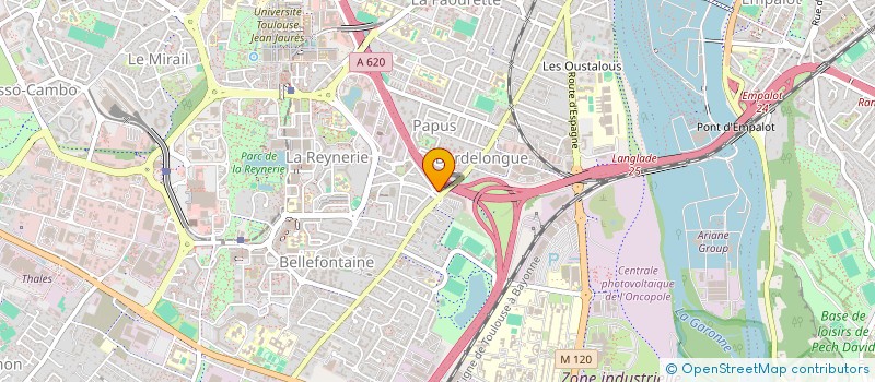 localisation de l'entreprise MONSIEUR MATTHIEU RIEU SICART à TOULOUSE