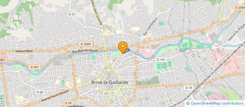 localisation de l'entreprise MONSIEUR MATTHIEU RIVASSOUX à BRIVE-LA-GAILLARDE