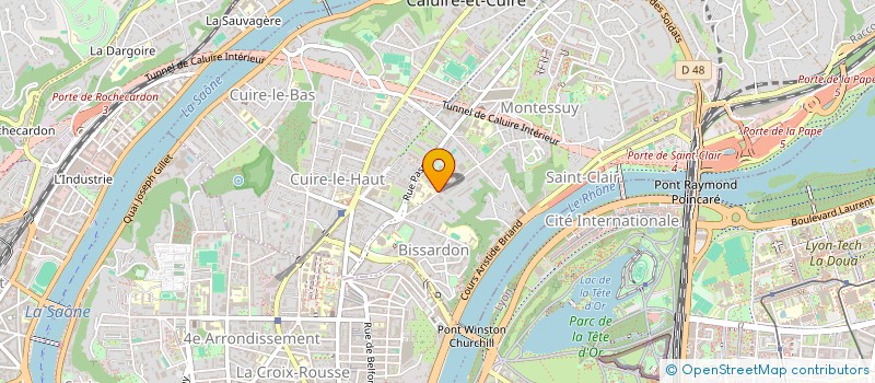 localisation de l'entreprise MONSIEUR MATTHIEU RIVET  CALUIRE-ET-CUIRE