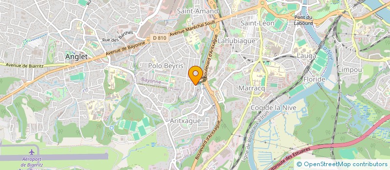 localisation de l'entreprise MONSIEUR MATTHIEU ROBART à BAYONNE