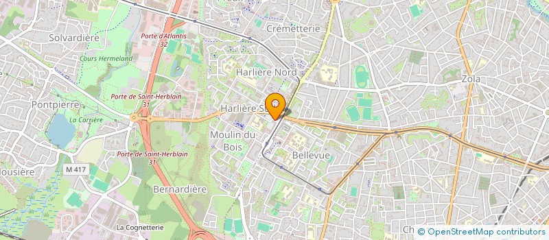 localisation de l'entreprise MONSIEUR MATTHIEU ROBERT  SAINT-HERBLAIN