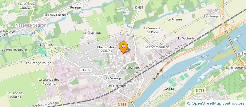 localisation de l'entreprise MONSIEUR MATTHIEU ROBILLARD  POCE-SUR-CISSE