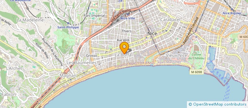 localisation de l'entreprise MONSIEUR MATTHIEU ROCHE à NICE