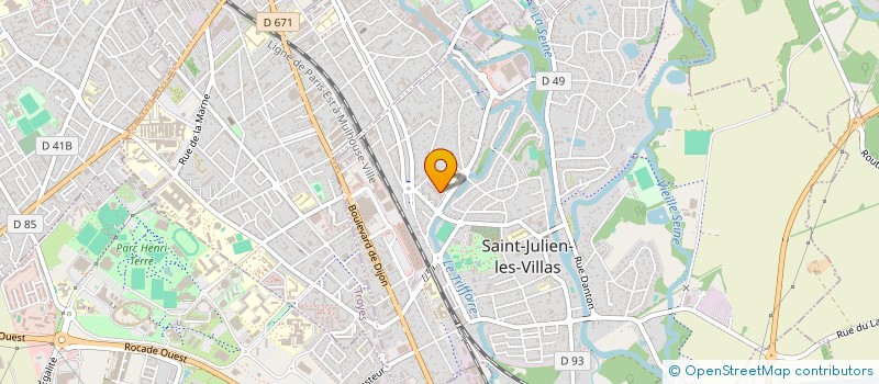localisation de l'entreprise MONSIEUR MATTHIEU ROCHET  SAINT-JULIEN-LES-VILLAS