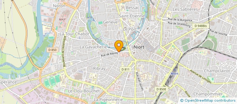localisation de l'entreprise MONSIEUR MATTHIEU RODA à NIORT