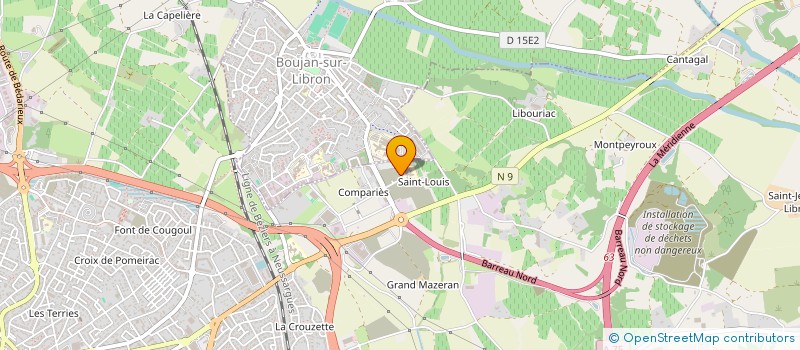 localisation de l'entreprise MONSIEUR MATTHIEU ROLA  BEZIERS