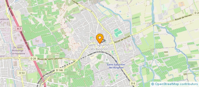 localisation de l'entreprise MONSIEUR MATTHIEU ROLLIN  SAINT-SATURNIN-LES-AVIGNON