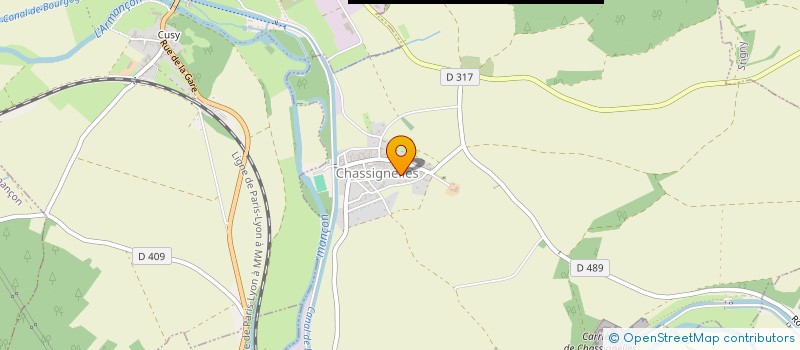 localisation de l'entreprise MONSIEUR MATTHIEU ROMANO  CHASSIGNELLES